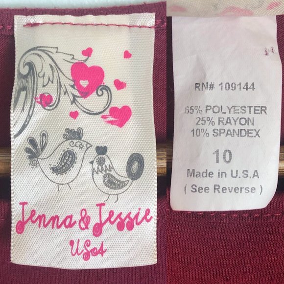 $5 CLEARANCE! Jenna & Jessie Girl Squad Cold Shoulder Top - Picture 5 of 8